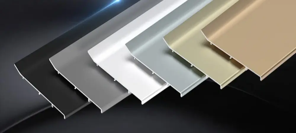 Aluminum skirting boards Aluminum skirting boards