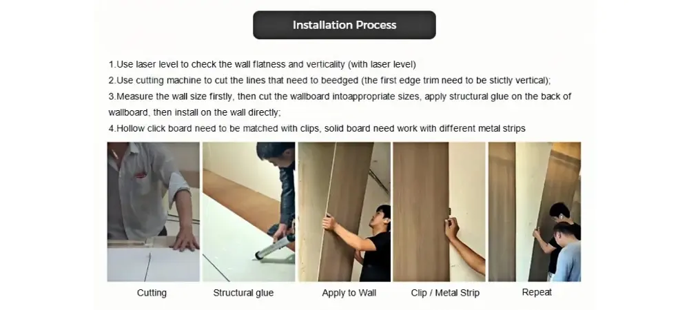 quick-install wall panel Installation Guide quick-install wall panel Installation Guide